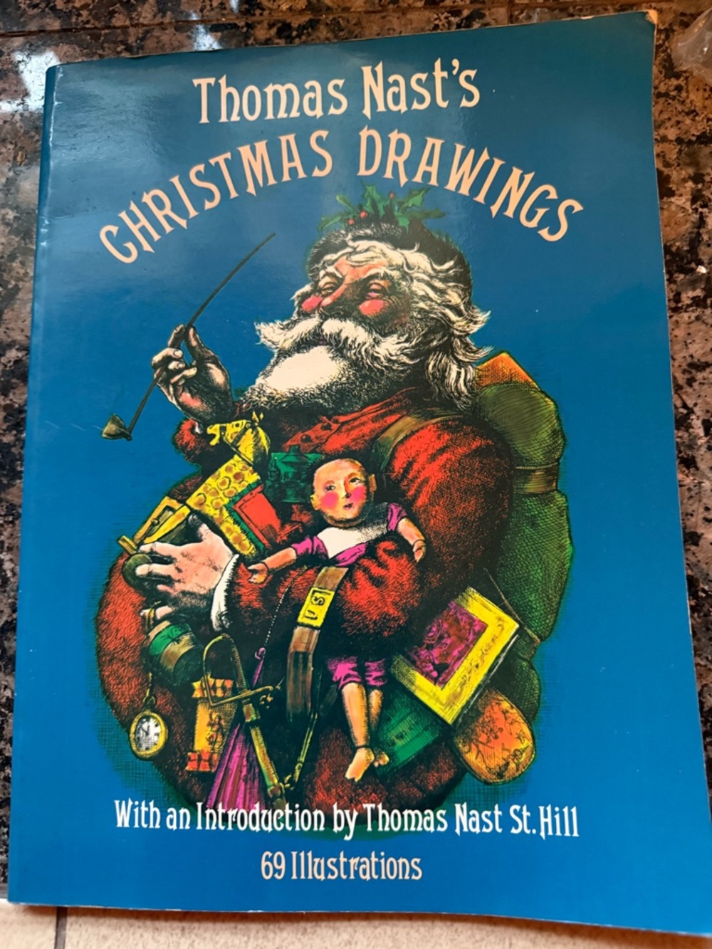 Thomas Nast's Christmas Drawings 1978 Dover reprint paperback